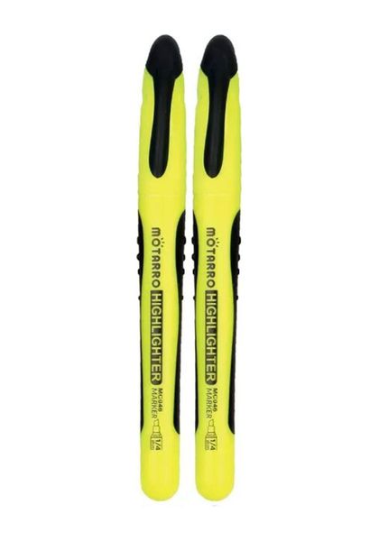 Motarro Marker Pen Highlighte Yellow Set of 2
