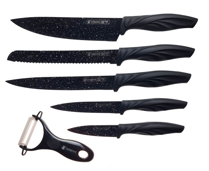 6 Piece Kitchen Knife Set