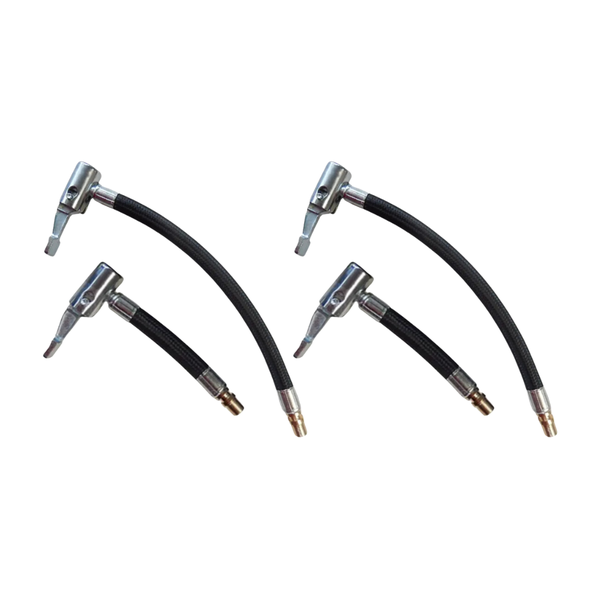 KR Tyre Valve Inflate Extension Hose/ Adaptor/ Clamp ( 4-Piece)