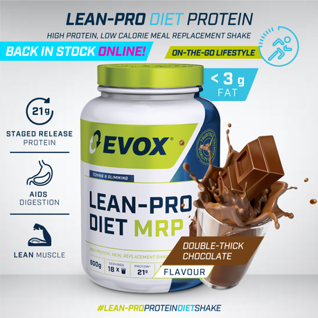 Evox Lean Pro MRP Double Thick Chocolate 1.8kg Shop Today. Get