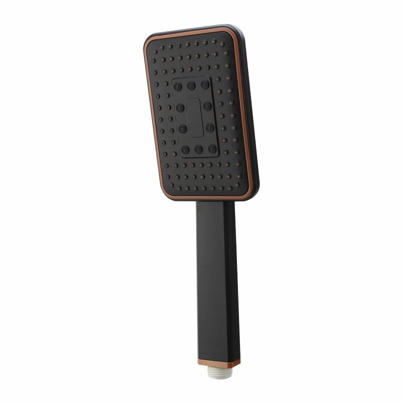 Black Rectangular Shaped Sleek Hand Shower