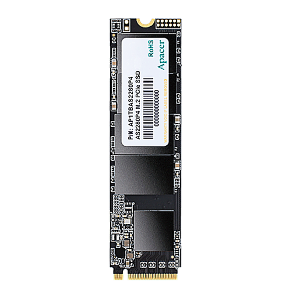 Apacer AS2280P4 512GB M.2 PCIe Gen3 NVMe SSD x 1