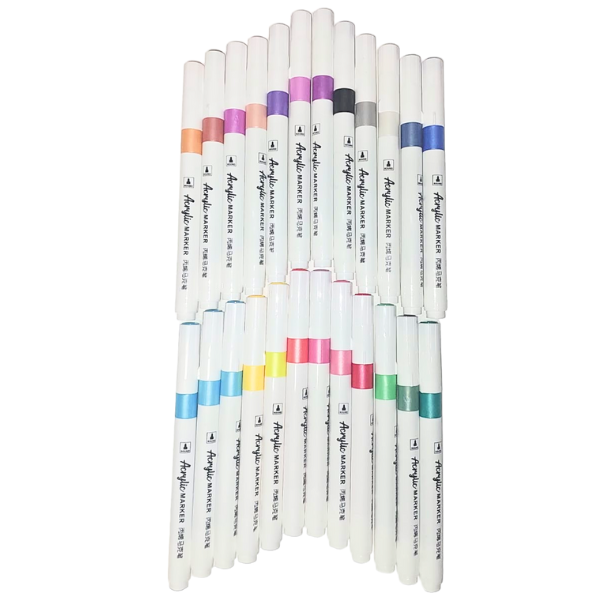 Multi Color Acrylic Markers - Pack of 24