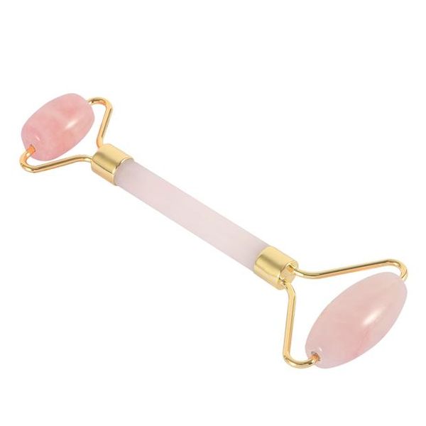 Natural Rose Quartz Best FACE Roller 2 Sides