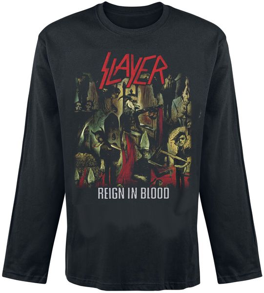 Rock Ts Slayer - Reign of blood Longsleeve