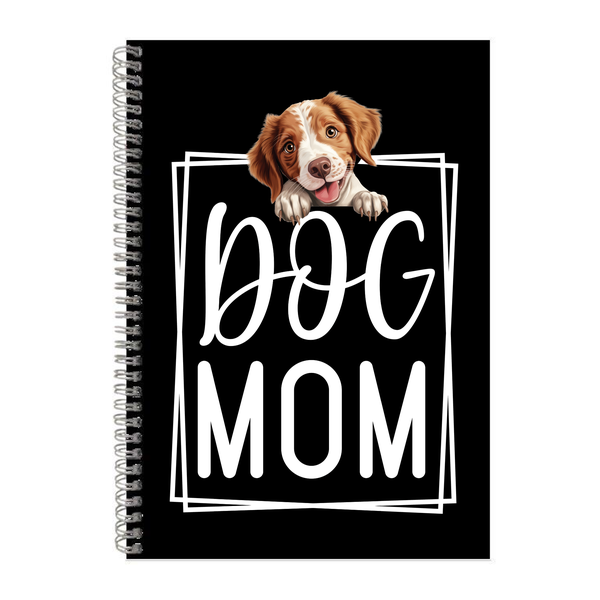 Britttany Breed A4 Blank Notebook for Dog Lovers Funny Graphic Present 007