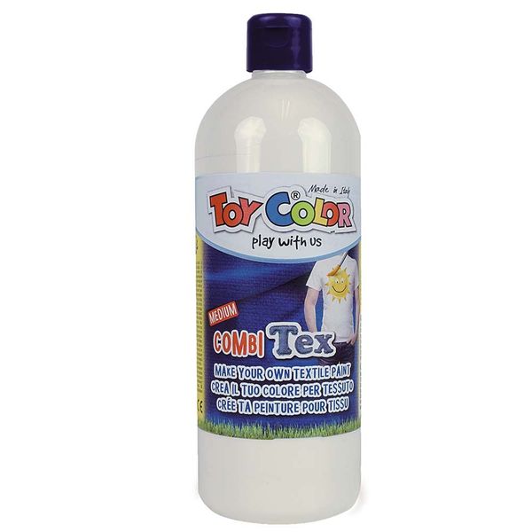 Toy Color - Textile Paint Medium - Combination Mix for Tempera Paint 1000ml