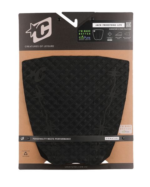Creatures Jack Freestone Lite Ecopure Surfboard Traction : Black Out