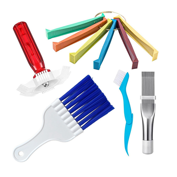 Air Conditioner Fin Cleaner Set,FCR6 Fin Comb Condenser- 5 Piece