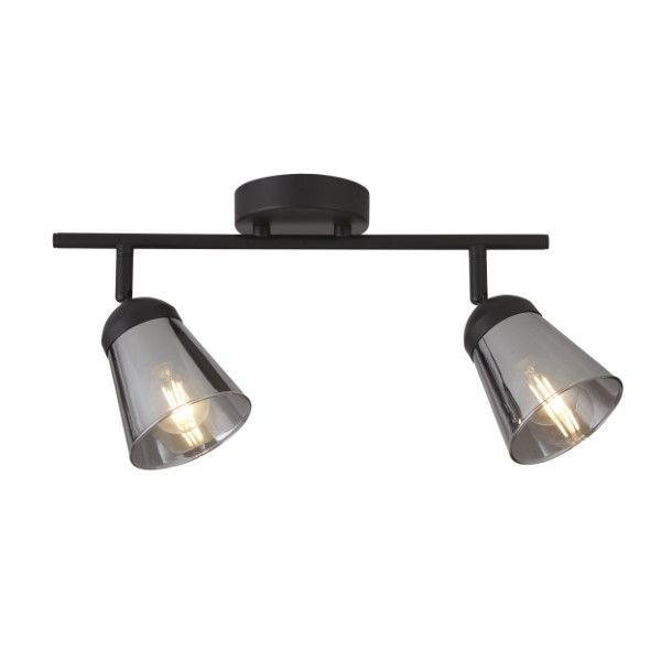 The Lighting Warehouse - Spot Drew 2 Light Bar Black