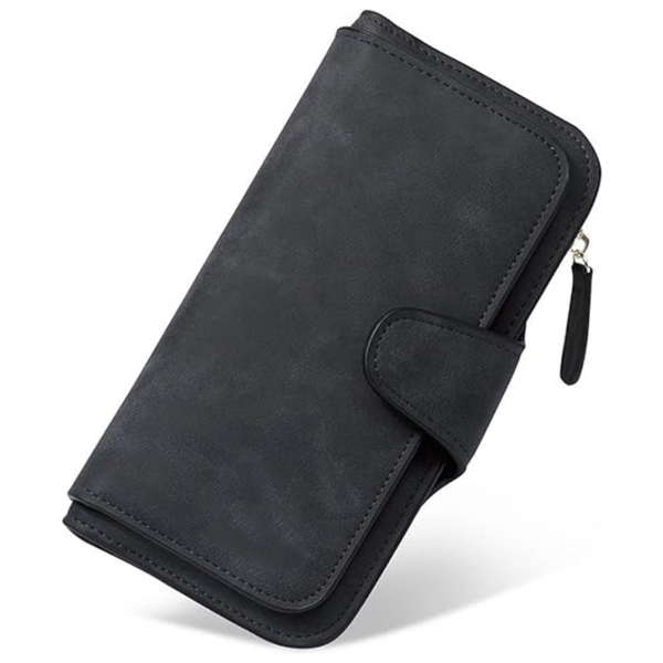 MXZXBXZ Woman Long Wallet Purse Tri-fold Fashion Card Coin Holder