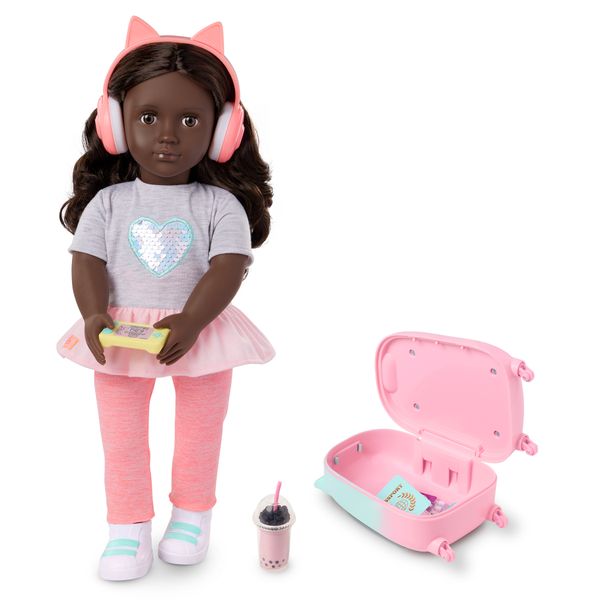 Our Generation 18-Inch Activity Doll Kezia - Dark Brown Hair Doll