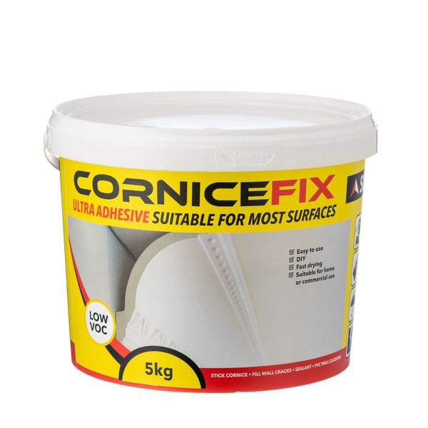 Silad Cornice Fix Acrylic Adhesive &amp; Filler - 5litre