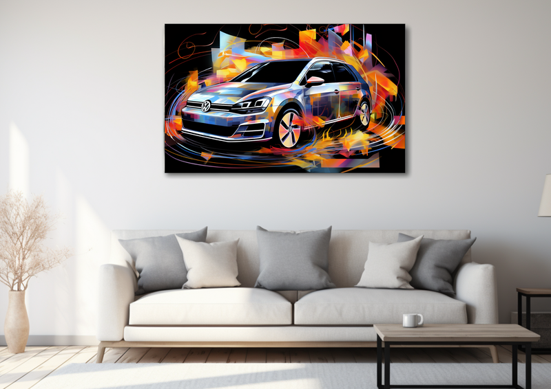 Canvas Wall Art -GTI Symphony Abstract - HD0120