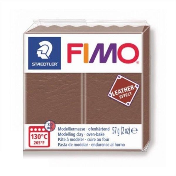 Staedtler Mod. clay Fimo leather effect nut 57g