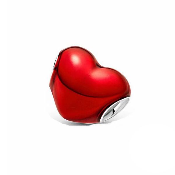 Simple Red Heart Charm For Charm Bracelet image