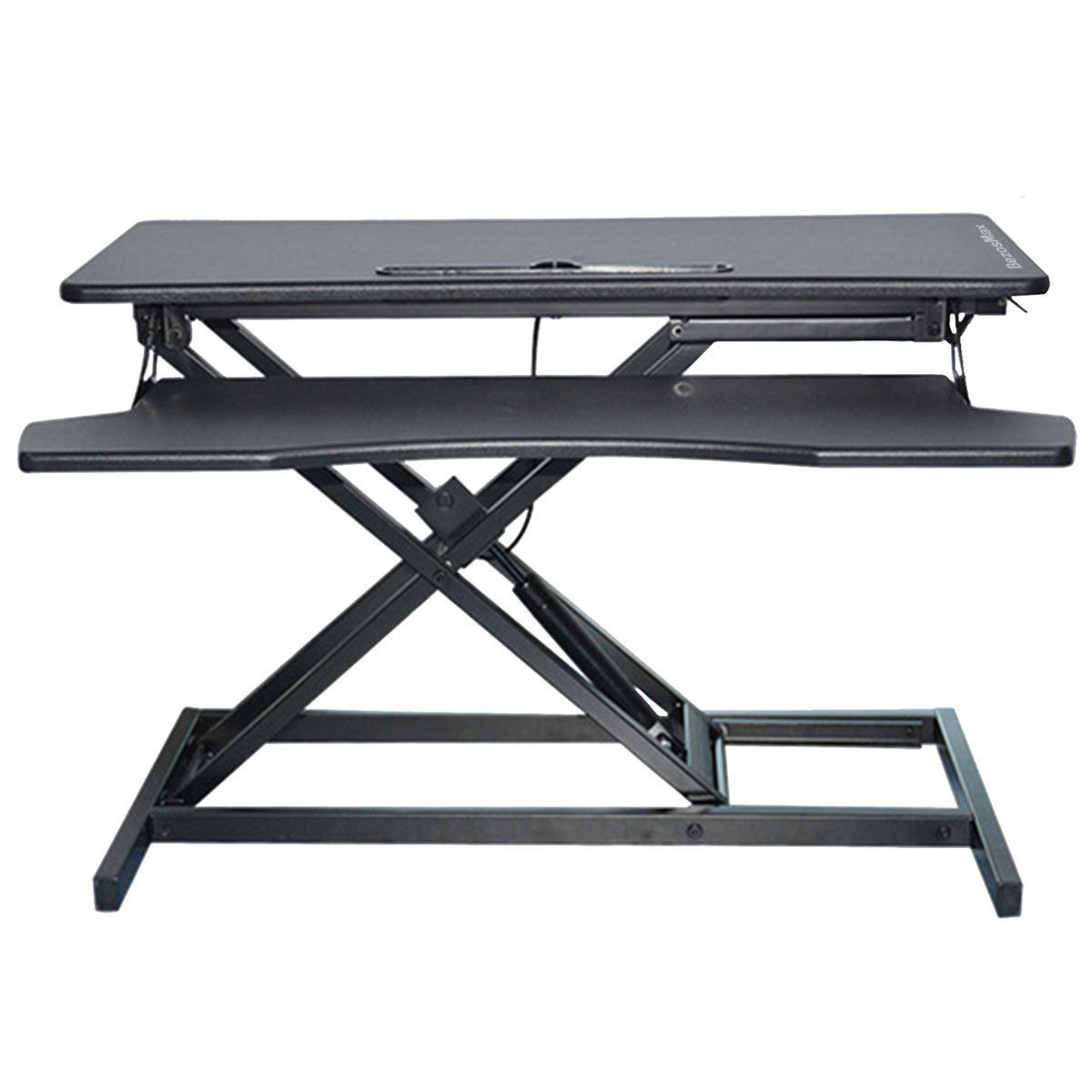 BezosMax Height Adjustable Standing Desk&Keyboard TrayErgonomic Workstation