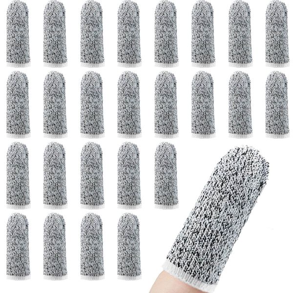 60 Piece Cut Resistant Finger Cots Protection Finger Thumb Protector Gloves