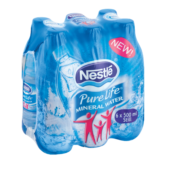 Nestle Pure Life Still Mineral Water 6x500ml