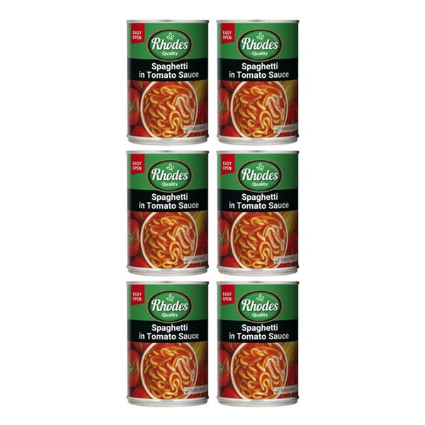 Rhodes Spaghetti In Tomato Sauce - 6 x 410g