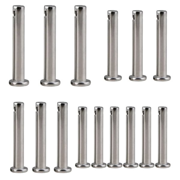 Tool Multifunctional &amp; Multi Size 304 Stainless Steel Clevis Pin Set of 15
