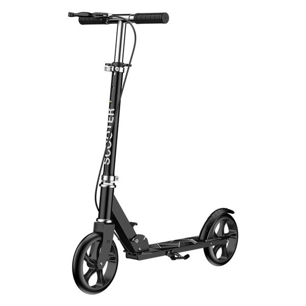 Foldable Wheel Scooter with Rear Handbrake