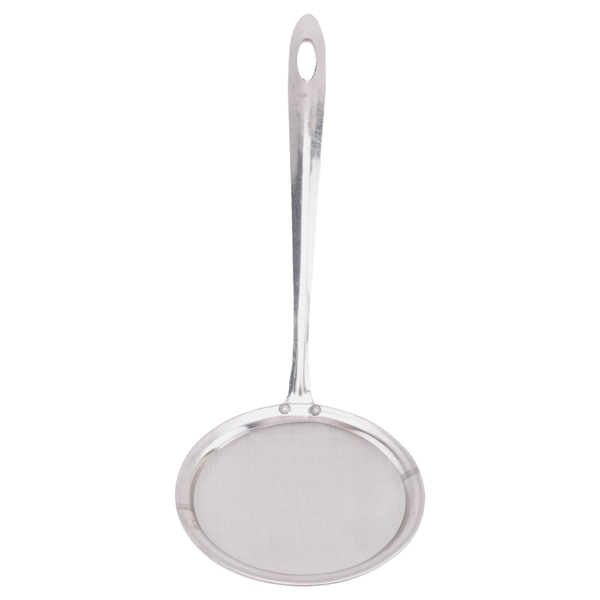 Kitchen Stainless Steel Mesh Hanging Oil Filter Net Strainer Scoop