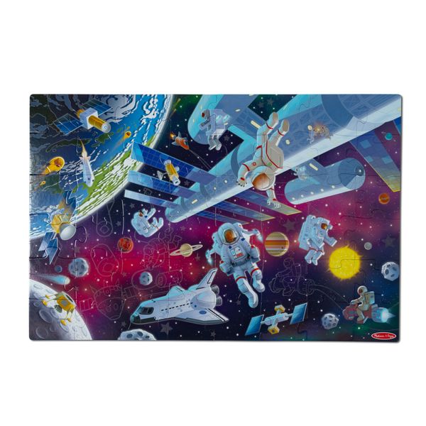 Melissa &amp; Doug Outer Space Glow in the Dark Floor Puzzle