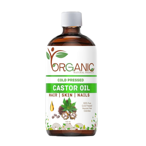 Organic Natural Cold Pressed Castor Oil