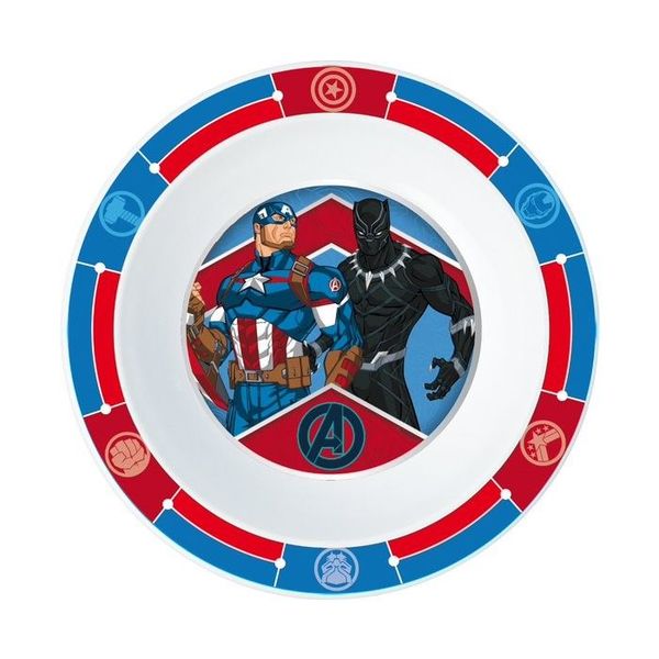 Avengers Heraldic Army Kids Plastic Bowl