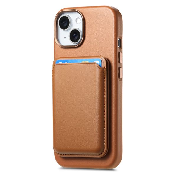 Magsafe Magnetic Leather Card Holder Phone Case Compatible with Apple13 Pro