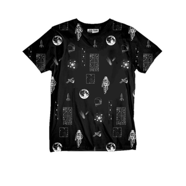 John Frank Men's T-Shirt -Space