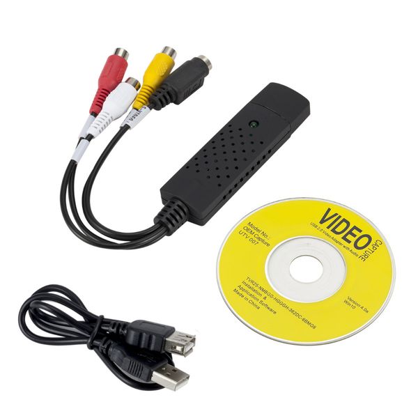 1 Pcs USB 2.0 VHS to DVD Converter, Analog to Digital Video Capture