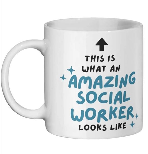 Amazing Social Worker Looks Like Christmas Birthday Gift Mug