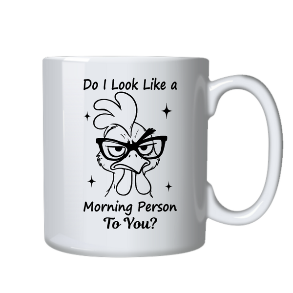 Morning Person Sarcastic Funny Cute Mug Ideal Gift 4 Birthday Christmas 402