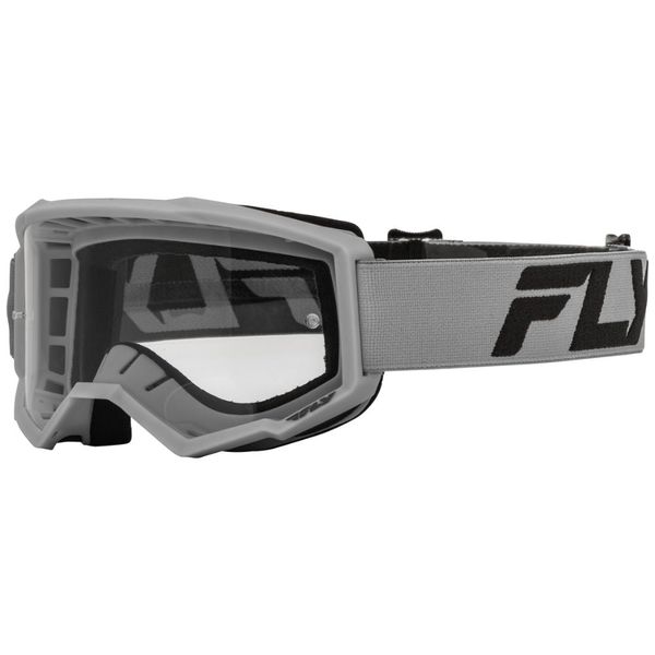 Fly Focus Silver/Charcoal Clear Goggle image