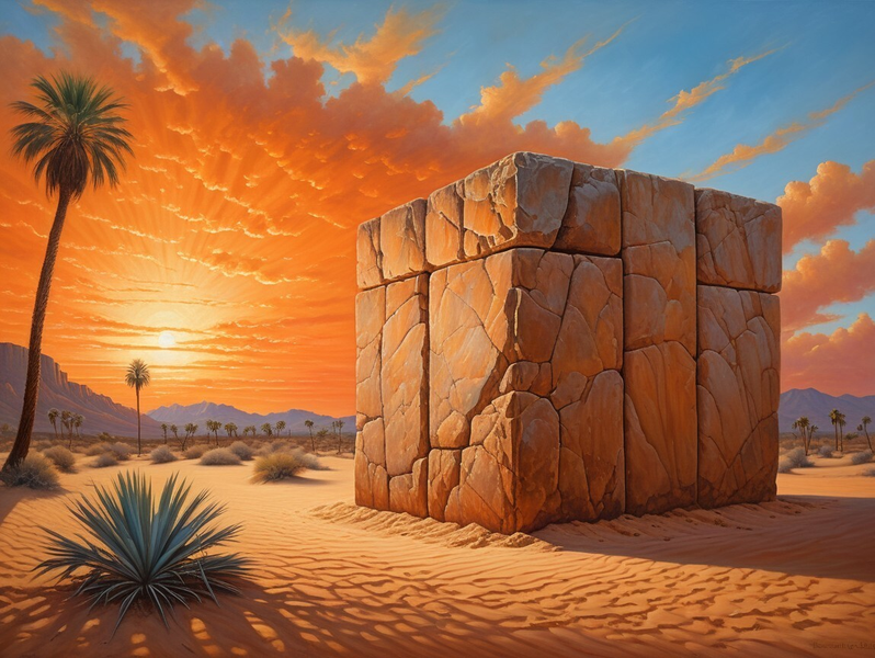 Modern Canvas Wall Art Home Decor - Deep In The Desert