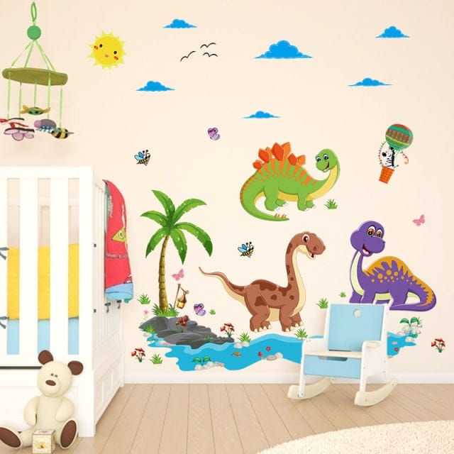 Kids Playful Dinosaur Decor/ Wall Art - Code 9125