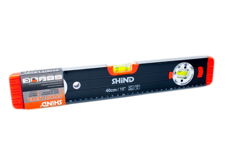 Shind 16" Spirit Level with Aluminum Magnet and Vials