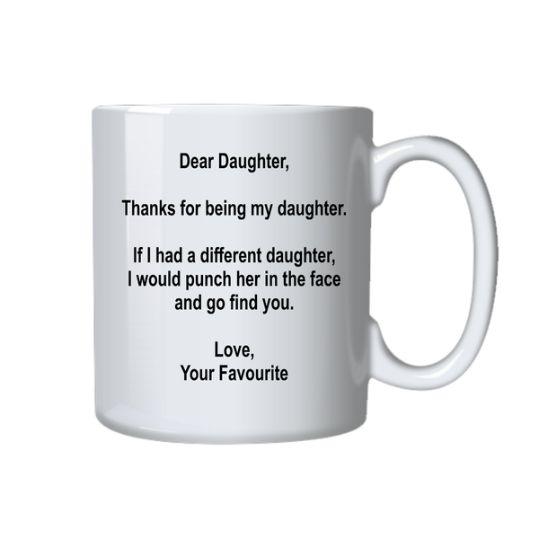 Daughter Coffee Mug - Parents Gift Idea for Birthday, Birthday
