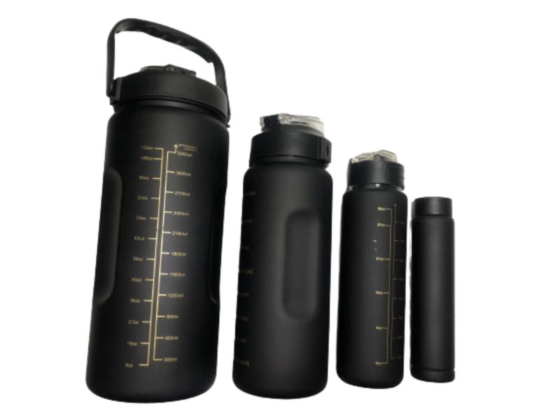 Set Of 4 Motivational Bottles