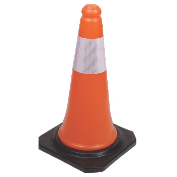 Reflective Traffic Cone - 75cm High - Pack of 4