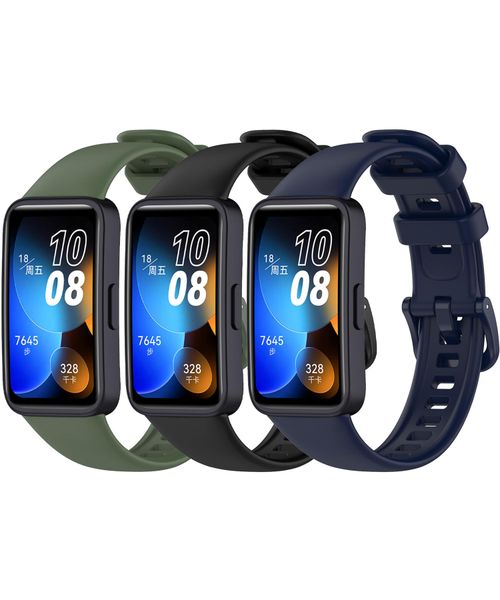 Strap Silicone Sport Wristband Compatible for Huawei Band 8/Huawei Band 9
