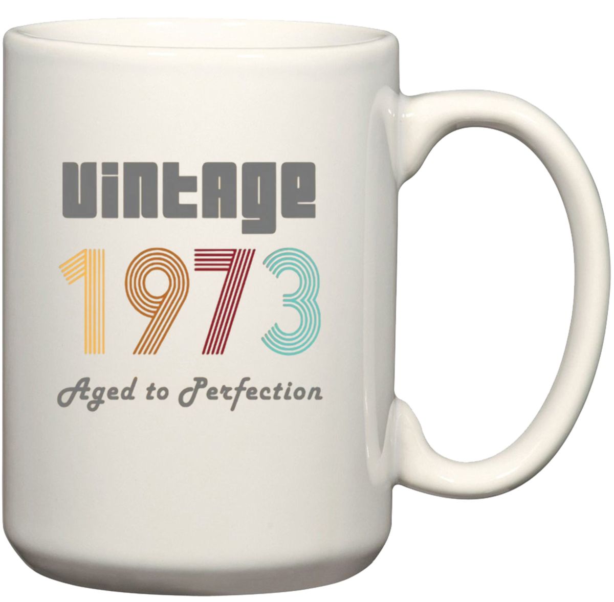 Vintage 1973 Aged To Perfection 50th Birthday for Her Gift Coffee Mug ...