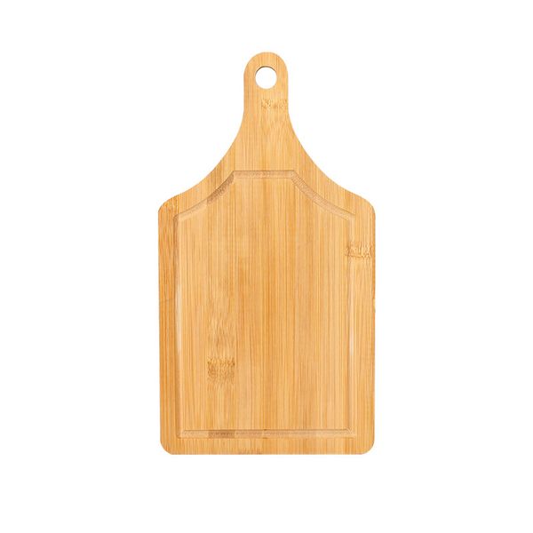 Bamboo Cutting Board with Handle Organic Wood Chopping Board - 33x18x1CM