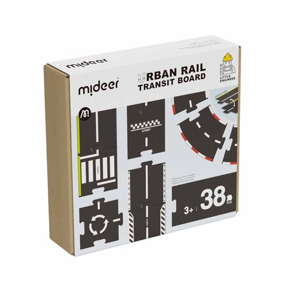 Mideer Urban Road Puzzle Play Set