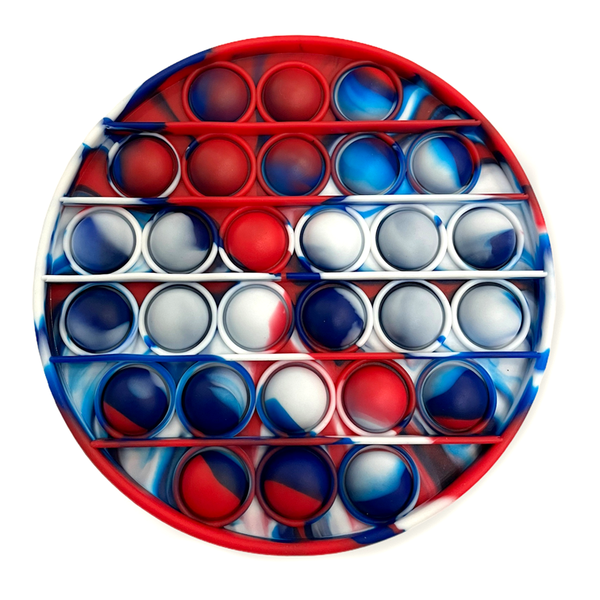 Round- Red Tie Dye image