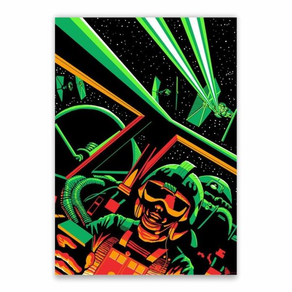 Rebel Ship Battle Poster - A1