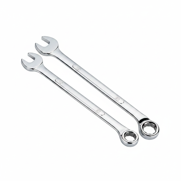 Force 14mm Combination Wrench with 75 Offset for Tight Spaces - 2 Pack