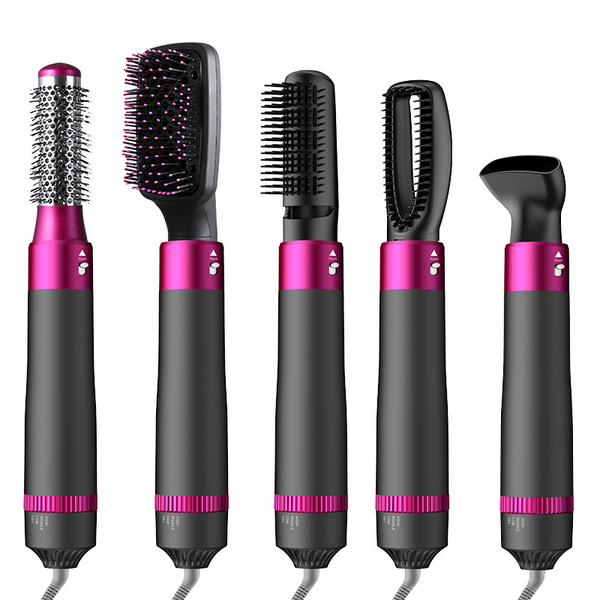 High Power 1200W 5-in-1 Hot Air Styler for Hair Straightening &amp; Styling